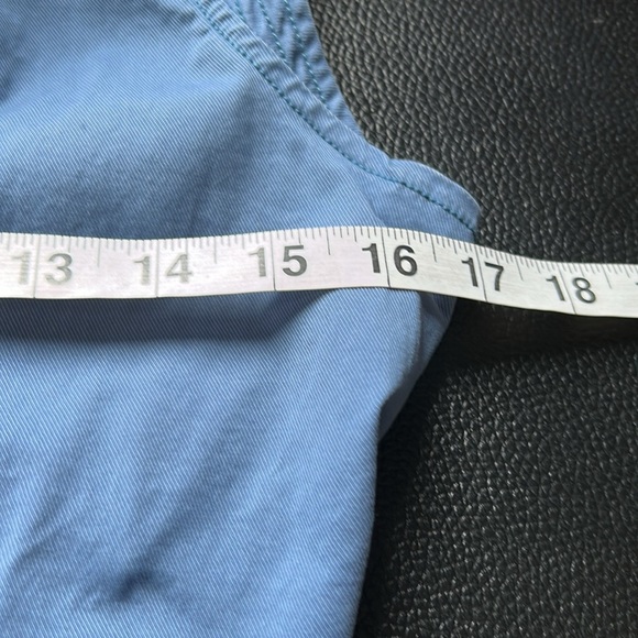 Anthropologie Pilcro Collared Shirt Dress Denim Medium Blue Sz 6 - Picture 14 of 16